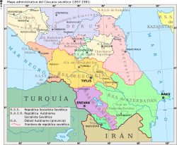 Soviet Caucasus map-es.svg