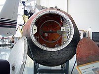 Foton 6's re-entry capsule on display at the Evergreen Aviation Museum in McMinnville, Oregon Soviet Foton6 Oregon.jpg