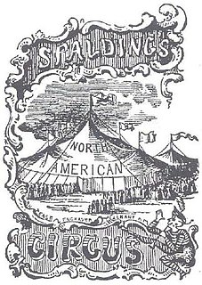 Gilbert R. Spalding American showman and circus owner (1812–1880)