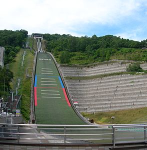 Ōkurayama-Schanze im Sommer