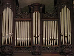 Détail de l'orgue Walcker (1898)