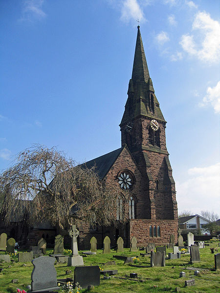 West end of St John's Church, Winsford