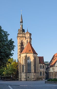 Stiftskirche (Collegiate Church), Stuttgart, Germany.