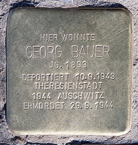 File:Stolperstein Dresselstr 1 (Charl) Georg Bauer.jpg