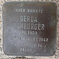 image=File:Stolperstein Nördlingen Judengasse 14 Gerda Hamburger.jpg