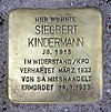 Stolperstein Sredzkistr 8 (Prenz) Siegbert Kindermann.jpg