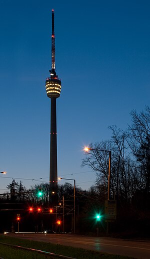 Stuttgart TV tower at night.jpg