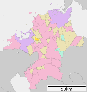 須恵町位置図