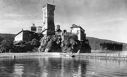 Postcard of Ohrid, Monastery of Saint Naum from 1934