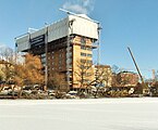 De grootste constructie in kruislaaghout in Zweden