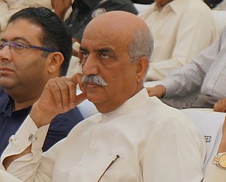 <span class="mw-page-title-main">Syed Khurshid Ahmed Shah</span> Pakistani politician