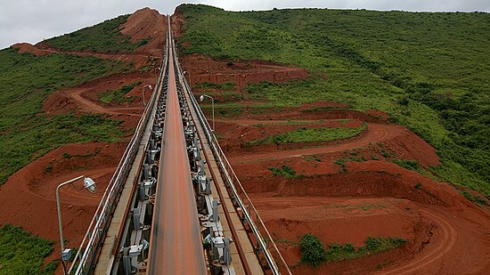 TAKRAF Overland Conveyor - longest single flight conveyor in India.