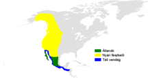 Tachycineta talassina tarqatish map.png