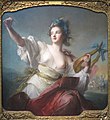 Terpsichore, Muse of Music and Dance, oil on canvas by Jean-Marc Nattier 1739