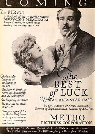 <i>The Best of Luck</i> 1920 film