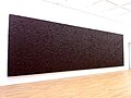 Thomas Rentmeister, ohne Titel, 2011, Nutella auf beschichteter Spanplatte, 350 mal 1200 mal 16 cm.JPG