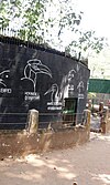 Murals inside the Zoo