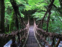 Le pont de lianes Oku-Iya