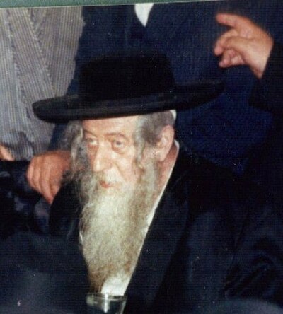 The rebbe, Rabbi Avrohom Yitzchok Kohn