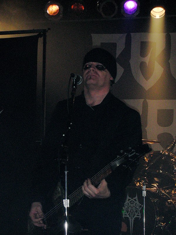 Tom Warrior performing in 2006.