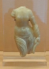 Vênus ou Leda. Escultura em alabastro, Grécia ou Roma.