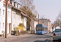 Tram 8 an der Hessenschanze