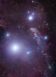 Population I star Rigel with reflection nebula IC 2118 Treasures3.jpg