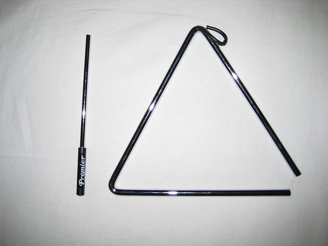 Levemolo 1 Pc Triangle Musical Instrument De Musique à Percussion