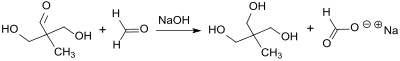 Trimethylolethane by Cannizzaro reaction