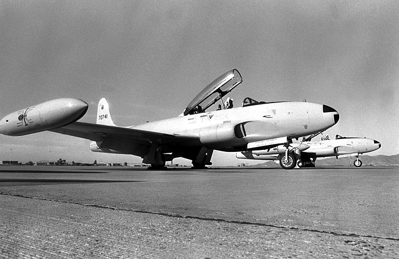 File:Two T-33As at Luke AFB 1988.JPEG