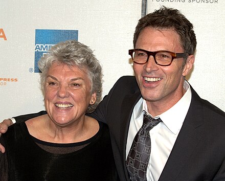 Tim Daly, with his sister Tyne