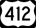 US 412, as seen in Arkansas.