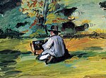 Un peintre au travail, par Paul Cézanne, Yorck.jpg