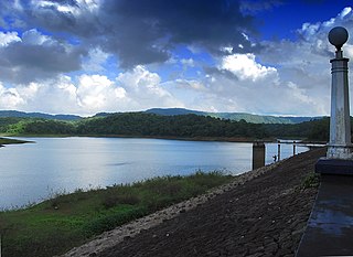 Vazhani Dam dam in India