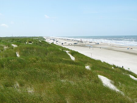 Vejers Strand vom Dünengürtel