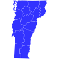 Popular winner margin by county