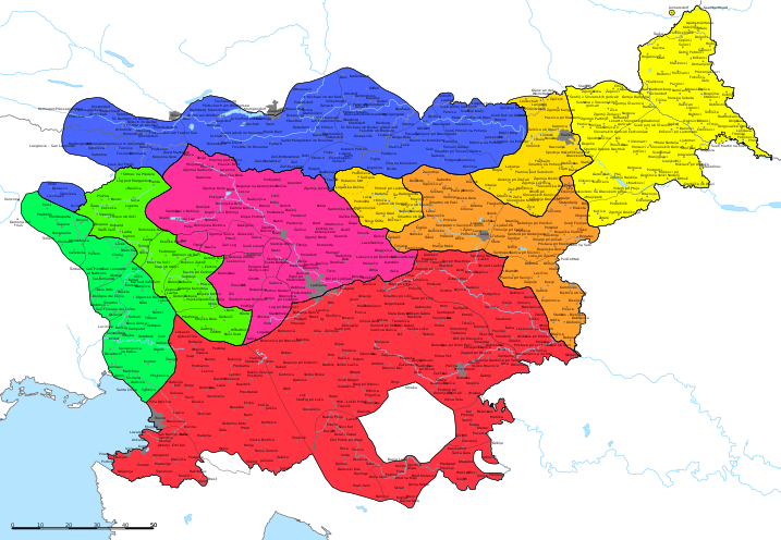 Vertical division of Slovene dialects.svg