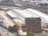 Elevated view of Curzon Street Goods Depot, September 2005 View from Mclaren Building, Birmingham - 27 September 2005 - Andy Mabbett - 21 (cropped).JPG