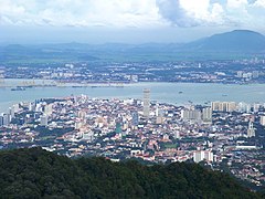 View from the Penang Hill, Georgetown, Penang, Malaysia.JPG