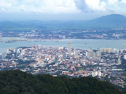 Skyline of George Town as seen from Penang Hill
