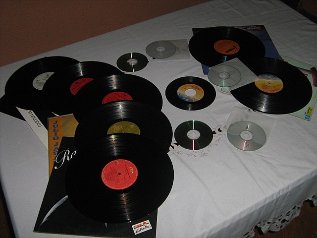 Since the 20th century, several music formats received dominance, from 7-inch vinyl, to 12-inch vinyl, to CDs.