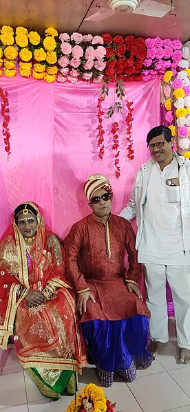 File:Visually challenged Muslim boy Nikah rituals 73.jpg