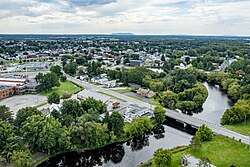 Aerial view of Acton Vale