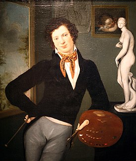 Auto retrato.  1814-1818.  Museo Judío de Nueva York