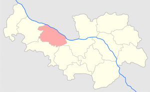 Гостынский уезд на карте