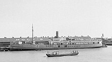 John Swire's subsidiary Taikoo Dockyard in Hong Kong built SS Whang Pu for China Navigation Co in 1920 Whang-Pu port.jpg