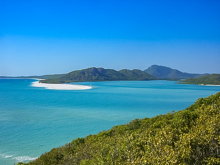 Hill Inlet at the Whitsunday Islands.