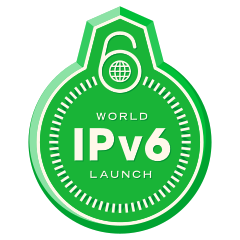 Este Sítio Web é acessível via IPv6!