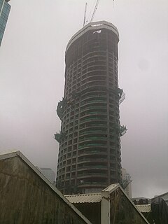 World One Residential skyscraper under construction in Mumbai, India