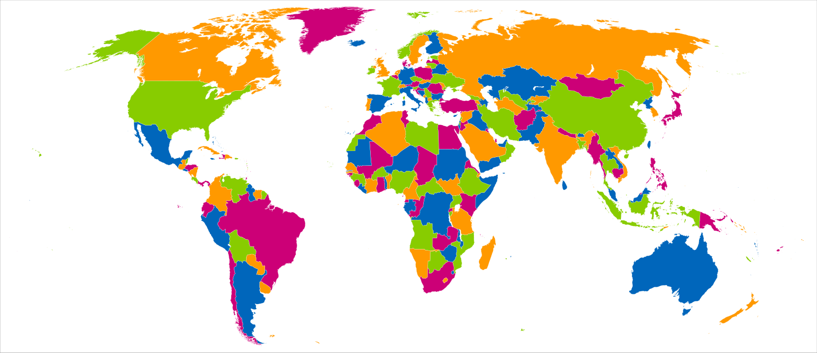 Colours of the world. Карта мира разноцветная. Карта мира одним цветом. Карта мира в цвете. Политическая карта мира одним цветом.